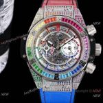 Copy Hublot Big Bang Unico Full Baguette King Stainless Steel Watch